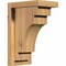 Ekena Millwork Mediterranean Smooth Corbel w/Backplate, Western Red Cedar, 5 1/2"W x 8"D x 12"H COR06X08X12MED01SWR - alternate 1